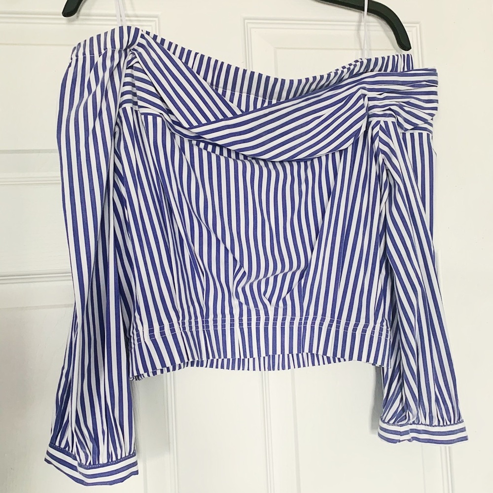 Zara off the shoulder Crop Top